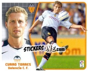 Cromo Curro Torres - Liga Spagnola 2005-2006 - Colecciones ESTE