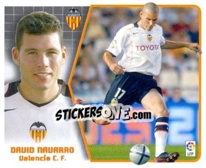 Cromo David Navarro - Liga Spagnola 2005-2006 - Colecciones ESTE