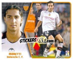 Sticker Moretti - Liga Spagnola 2005-2006 n. 416 - Colecciones ESTE