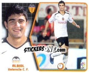 Sticker Albiol - Liga Spagnola 2005-2006 n. 418 - Colecciones ESTE
