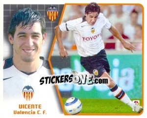 Figurina Vicente - Liga Spagnola 2005-2006 n. 424 - Colecciones ESTE