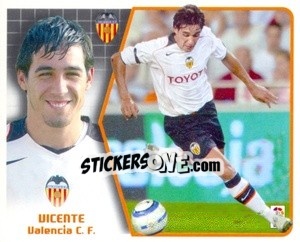 Cromo Vicente - Liga Spagnola 2005-2006 - Colecciones ESTE