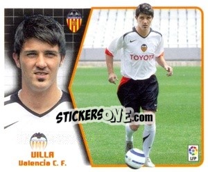 Cromo Villa - Liga Spagnola 2005-2006 n. 428 - Colecciones ESTE