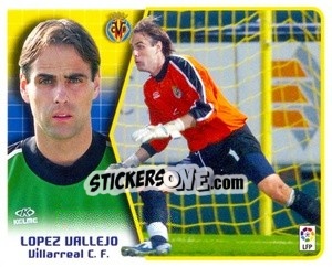 Sticker López Vallejo - Liga Spagnola 2005-2006 - Colecciones ESTE