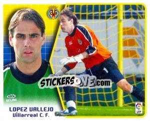 Cromo López Vallejo - Liga Spagnola 2005-2006 - Colecciones ESTE