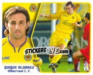 Cromo Quique Álvarez - Liga Spagnola 2005-2006 - Colecciones ESTE