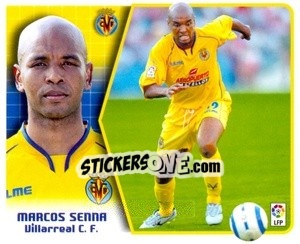 Sticker Marcos Senna - Liga Spagnola 2005-2006 - Colecciones ESTE