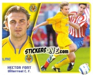 Sticker Héctor Font - Liga Spagnola 2005-2006 n. 443 - Colecciones ESTE