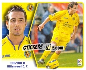 Sticker Cazorla - Liga Spagnola 2005-2006 n. 445 - Colecciones ESTE