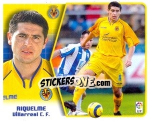 Sticker Riquelme - Liga Spagnola 2005-2006 n. 447 - Colecciones ESTE