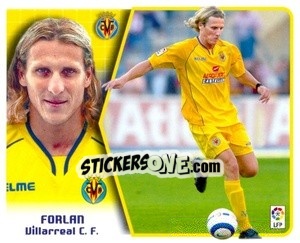 Sticker Forlán - Liga Spagnola 2005-2006 n. 451 - Colecciones ESTE