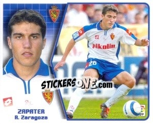 Sticker Zapater - Liga Spagnola 2005-2006 - Colecciones ESTE