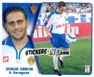 Sticker Sergio García - Liga Spagnola 2005-2006 - Colecciones ESTE