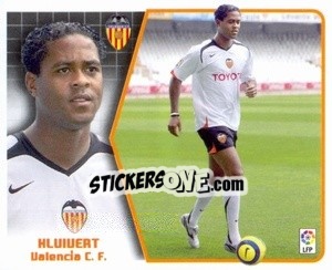 Cromo 2. Kluivert (Valencia) - Liga Spagnola 2005-2006 - Colecciones ESTE