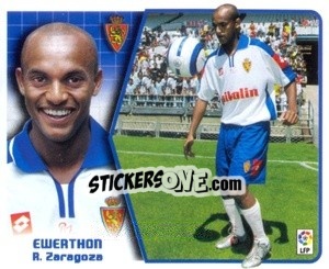 Cromo 5. Ewerthon (Zaragoza) - Liga Spagnola 2005-2006 - Colecciones ESTE