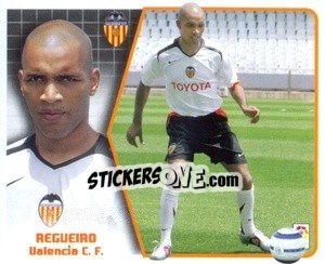 Cromo 7. Regueiro (Valencia) - Liga Spagnola 2005-2006 - Colecciones ESTE