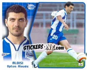 Sticker 18. Aloisi ( Alavés) - Liga Spagnola 2005-2006 n. 494 - Colecciones ESTE
