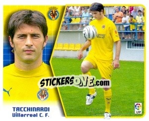 Sticker 23. Tacchinardi (Villarreal) - Liga Spagnola 2005-2006 n. 499 - Colecciones ESTE