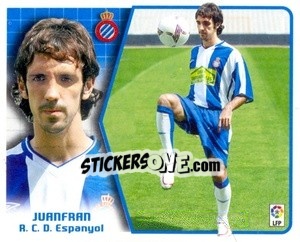 Sticker 32. Juanfran (Espanyol) - Liga Spagnola 2005-2006 n. 509 - Colecciones ESTE