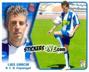 Sticker 38. Luis García (Espanyol) - Liga Spagnola 2005-2006 n. 515 - Colecciones ESTE
