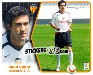 Figurina 39. Hugo Viana (Valencia) - Liga Spagnola 2005-2006 - Colecciones ESTE