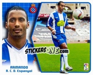 Sticker 40. Armando (Espanyol) - Liga Spagnola 2005-2006 n. 517 - Colecciones ESTE