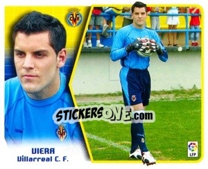 Sticker 42. Viera (Villarreal) - Liga Spagnola 2005-2006 n. 519 - Colecciones ESTE