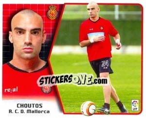 Sticker 44. Choutos (Mallorca) - Liga Spagnola 2005-2006 n. 521 - Colecciones ESTE