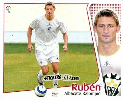 Cromo 15 Rubén (ALBACETE) - Liga Spagnola 2004-2005 n. 507 - Colecciones ESTE