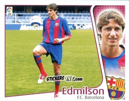 Figurina 19 Edmilson (BARCELONA) - Liga Spagnola 2004-2005 n. 511 - Colecciones ESTE