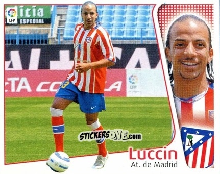 Figurina 21 Luccin (ATLéTICO DE MADRID) - Liga Spagnola 2004-2005 n. 513 - Colecciones ESTE