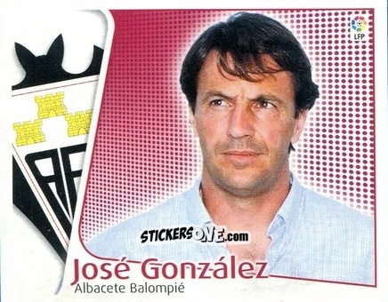 Cromo Jose Gonzalez - Liga Spagnola 2004-2005 n. 2 - Colecciones ESTE