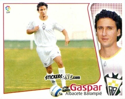 Cromo Gaspar - Liga Spagnola 2004-2005 n. 11 - Colecciones ESTE