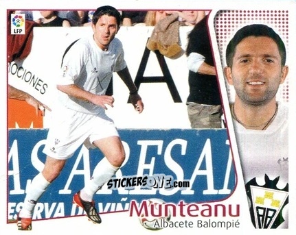 Cromo Munteanu - Liga Spagnola 2004-2005 n. 17 - Colecciones ESTE