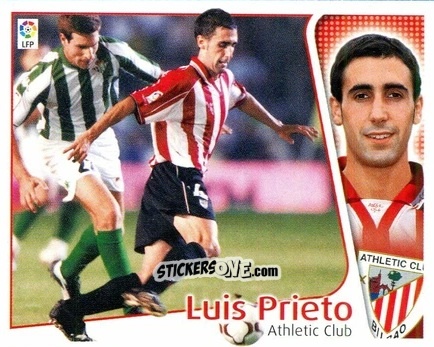 Sticker Luis Prieto - Liga Spagnola 2004-2005 n. 37 - Colecciones ESTE