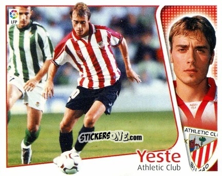 Cromo Yeste - Liga Spagnola 2004-2005 n. 45 - Colecciones ESTE