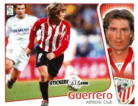 Cromo Guerrero - Liga Spagnola 2004-2005 n. 47 - Colecciones ESTE