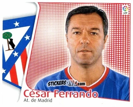 Sticker Cesar Ferrando - Liga Spagnola 2004-2005 n. 53 - Colecciones ESTE