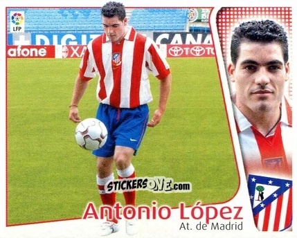 Cromo Antonio López - Liga Spagnola 2004-2005 n. 56 - Colecciones ESTE