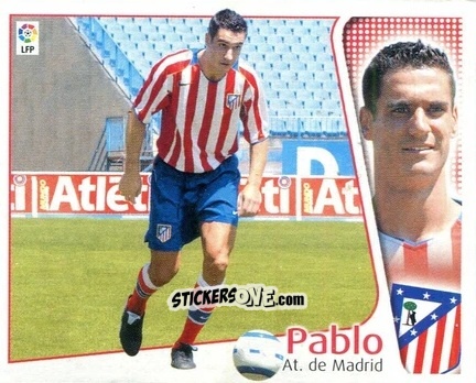 Figurina Pablo - Liga Spagnola 2004-2005 n. 57 - Colecciones ESTE