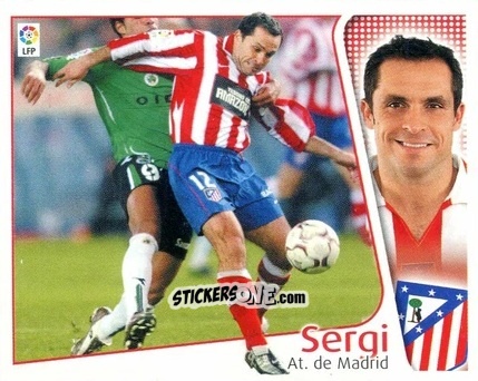 Sticker Sergi - Liga Spagnola 2004-2005 n. 59 - Colecciones ESTE