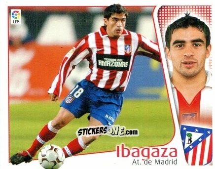 Figurina Ibagaza - Liga Spagnola 2004-2005 n. 71 - Colecciones ESTE
