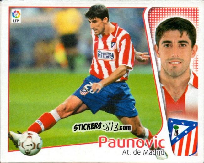 Sticker Paunovic - Liga Spagnola 2004-2005 n. 72 - Colecciones ESTE