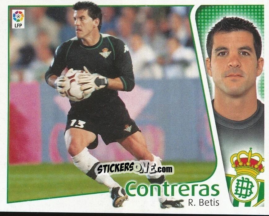 Cromo Contreras - Liga Spagnola 2004-2005 n. 101 - Colecciones ESTE