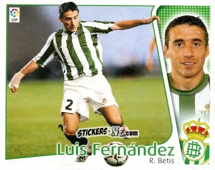 Cromo Luis Fernández - Liga Spagnola 2004-2005 n. 106 - Colecciones ESTE