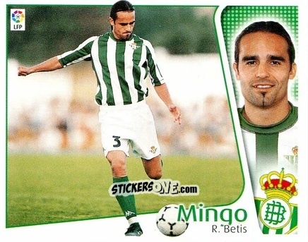 Cromo Mingo - Liga Spagnola 2004-2005 n. 107 - Colecciones ESTE