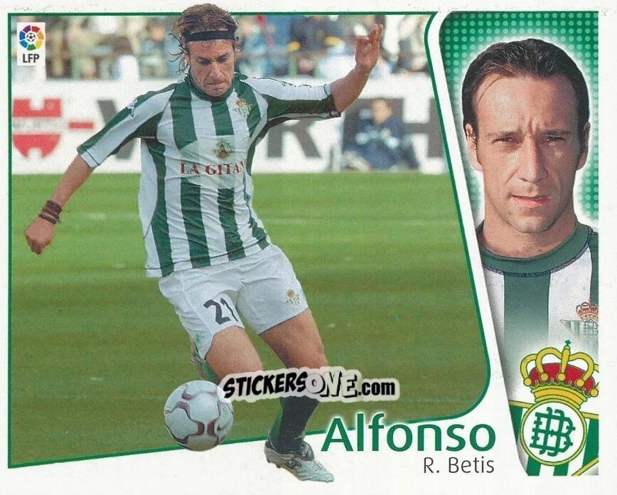 Figurina Alfonso - Liga Spagnola 2004-2005 n. 121 - Colecciones ESTE