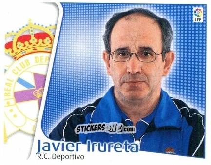 Sticker Javier Irureta - Liga Spagnola 2004-2005 n. 123 - Colecciones ESTE