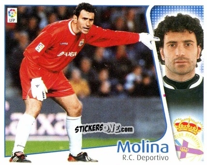 Sticker Molina - Liga Spagnola 2004-2005 n. 124 - Colecciones ESTE