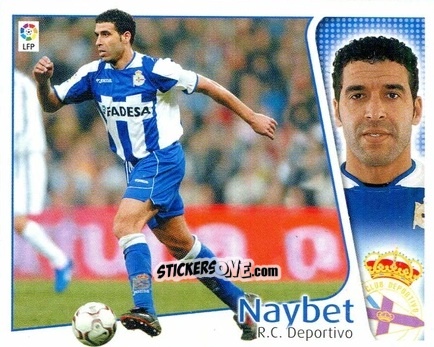 Figurina Naybet - Liga Spagnola 2004-2005 n. 128 - Colecciones ESTE
